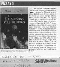 El mundo del dinero  [artículo] Rodrigo Pinto