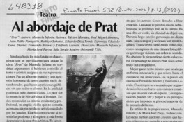 Al abordaje de Prat  [artículo] Luis Alberto Mansilla