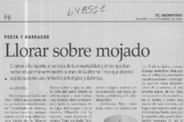 Llorar sobre mojado  [artículo] Jéssica Atal