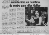 Lanzarán libro en beneficio de centro para niños Galileo