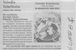 Un muchacho del siglo XX  [artículo]