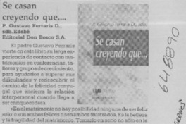 Se casan creyendo que  [artículo]