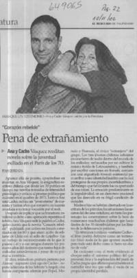 Pena de extrañamiento  [artículo] Iván Quezada