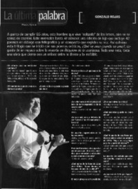 La última palabra  [artículo] Pauline Kantor