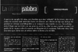 La última palabra  [artículo] Pauline Kantor