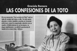Las confesiones de Toto  [artículo] Paula Palacios Meza