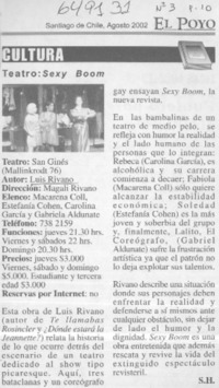 Sexy boom  [artículo] S. H.