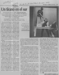 Un tirano en el sur  [artículo] Luis Alberto Mansilla