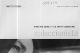 Rosario Gómez y su éxito editorial, coleccionista