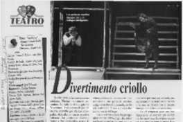 Divertimento criollo  [artículo] Italo Passalacqua C.