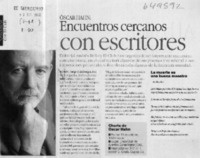 Encuentros cercanos con escritores  [artículo]