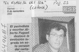 Alberto Fuguet en premiación literaria  [artículo]