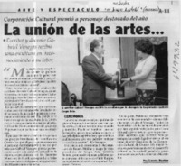 La unión de las artes  [artículo] Loreto Bustos