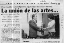 La unión de las artes  [artículo] Loreto Bustos