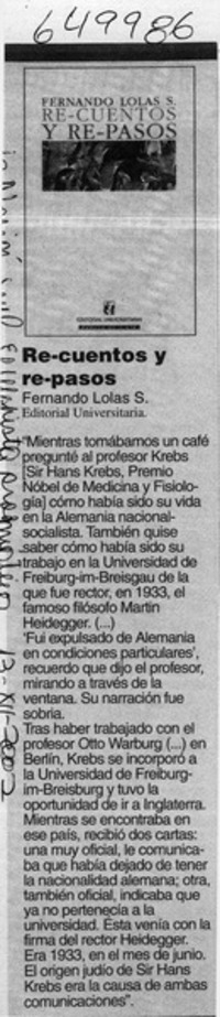 Re-cuentos y re-pasos