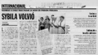 Sybila volvió  [artículo]