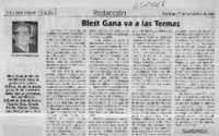 Blest Gana va a las Termas  [artículo] Sucre Valenzuela Zura