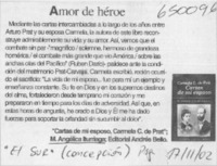 Amor de héroe  [artículo]