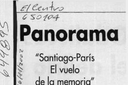 "Santiago-París, el vuelo de la memoria"  [artículo] Manuel Herrera
