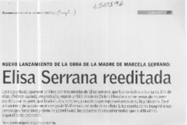 Elisa Serrana reeditada