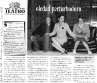 Soledad perturbadora  [artículo] Italo Passalacqua C.