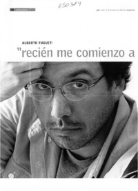 "Recién me comienzo a reconocer como escritor"  [artículo] Juan Luis Salinas