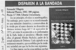 Disparen a la bandada  [artículo] Luis Rodríguez