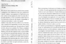 Poética del tiempo, ética y estética de la narración  [artículo] Rodrigo Figueroa Weitzman