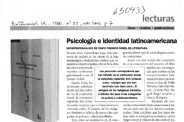Psicología e identidad latinoamericana  [artículo]