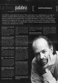 La última palabra  [artículo] Pauline Kantor