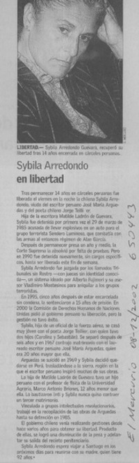 Sybila Arredondo en libertad  [artículo]