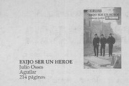 Exijo ser un héroe  [artículo] Camilo Aravena