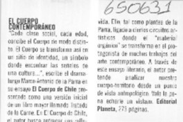 El cuerpo contemporáneo  [artículo]