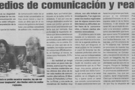 Medios de comunicación y realidad  [artículo]