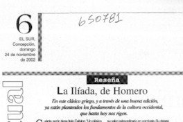 La Ilíada de Homero.  [artículo]
