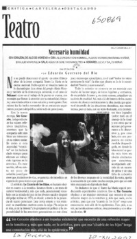 Necesaria humildad  [artículo] Eduardo Guerrero del Río