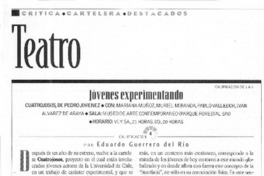 Jóvenes experimentados  [artículo] Eduardo Guerrero del Río