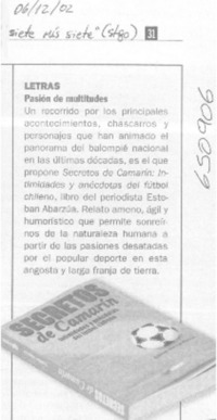 Pasión de multitudes