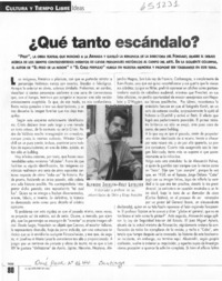 ¿Qué tanto escándalo?  [artículo] Alfredo Jocelyn-Holt Letelier