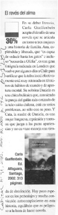 El revés del alma  [artículo]