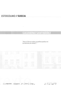 Galvarino Santibañez  [artículo]