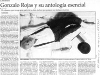 Gonzalo Rojas y su antología esencial  [artículo] Elizabeth Neira