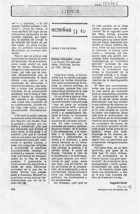 Chile, un caso de subdesarrollo exitoso  [artículo]