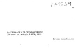 Lafourcade y el cuento chileno  [artículo] Eduardo Godoy Gallardo