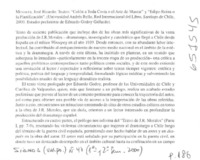 "Colón a toda costa o el arte de marear" y "Edipo Reina o la planificación"  [artículo] Edda Hurtado P.