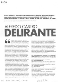 Alfredo Castro delirante  [artículo] Francisca Vives