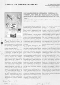 Historia Escuela de Enfermería  [artículo] Jorge Rosselot Vicuña