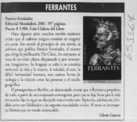 Ferrantes  [artículo] Gloria Guerra