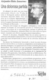 Una dolorosa partida  [artículo]