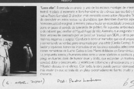 "Loco afán"  [artículo] Pedro Labra Araya